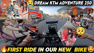 🔥First ride in our new ktm bike🥳 | Dream Adventure 250🤩 | NRF🤟🏻
