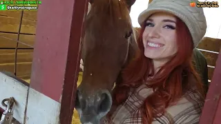 Horse Selfie with Amouranth #shorts #amouranth #horse #selfie
