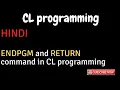 IBM i AS400 Tutorial iSeries System i - ENDPGM and RETURN in CL programming