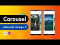 Android Carousel Image Slider With Material Design 3 Android Studio Tutorial