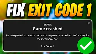 How To Fix Minecraft Exit Code 1 2026