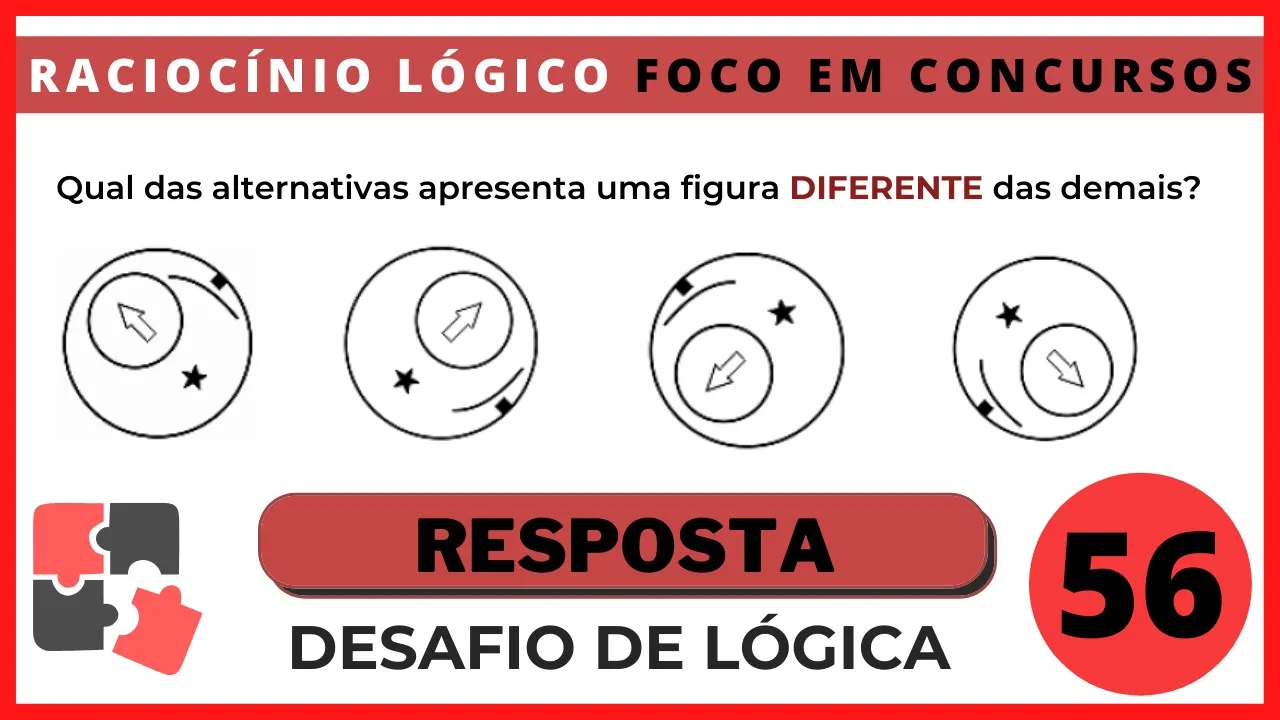 Desafio de Lógica 56 - 🧠 Sequência de Figuras 🧑🏻‍🚀 Banca #CONSULPLAN