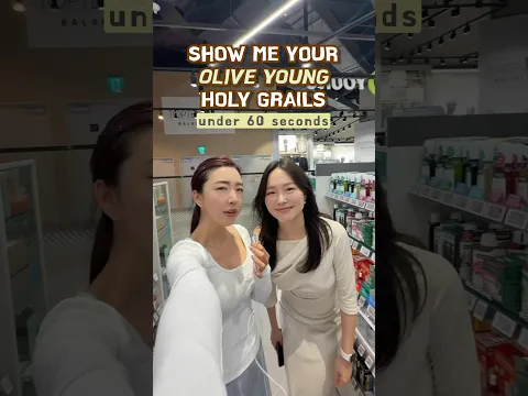 SHOW ME YOUR K-BEAUTY OLIVE YOUNG HOLY GRAILS IN 60 SECONDS 🫒 Ft: @Soobeauty_official