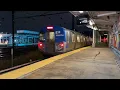 Port Authority Trans-Hudson PATH 9-Car Kawasaki PA-5 Train Departs Harrison 23