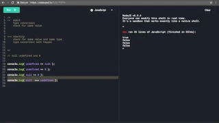 and equal operators of JavaScript