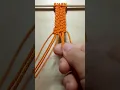 You should know just square knot to weave this macrame pattern
