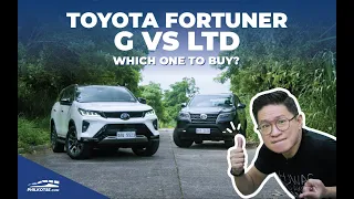 2021 Toyota Fortuner G vs LTD Comparison | Philkotse Reviews