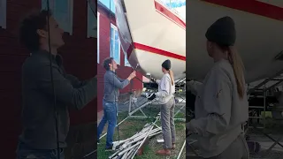 How often do you antifoul your boat?🧑‍🎨 #boat #painting #boatlife #boatmaintenance