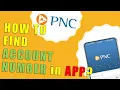 How to find PNC Account Number App