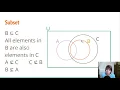 Venn diagrams and subsets