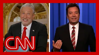 Late-night hosts defend Kimmel mock Trump
