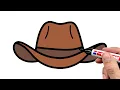 How to Draw a Cowboy Hat