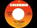 1973 HITS ARCHIVE: All I Know - Art Garfunkel (stereo 45--#1 A/C)