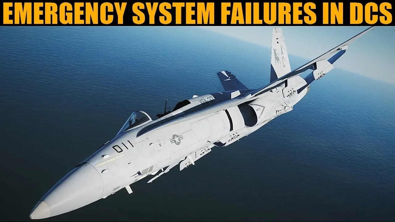 Flying Basics: Random Emergency System Failures In DCS WORLD