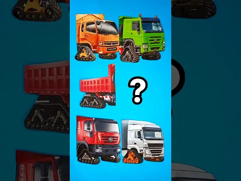 Mencocokkan mobil truck dump IVECO roda tank 😱