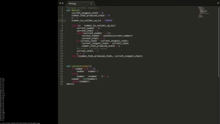 Python Beginner tutorial series using project Euler - Longest Collatz Sequence