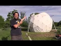 Assembling A Surplus Geodesic Space Dome