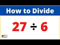 27 divided by 6 27 6 Long Division