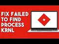 How To Fix Failed To Find Roblox Process Krnl