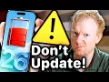 ⚠️ Don’t Update to iOS 26 Until You Do This
