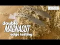 CPM Magnacut - Double Spyderco Mule MT35 Edge Retention