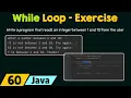 While Loop - Exercise