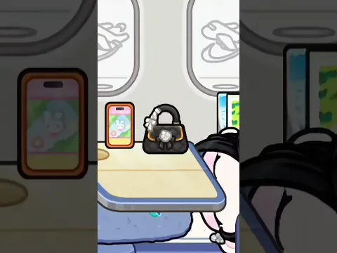mom keline in airplane ✈️ #awliapii #avatarworld #gameworld