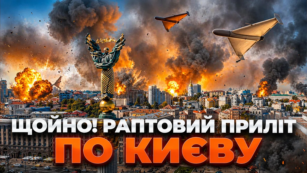 Київ атакували БпЛА, уламки на цвинтарі й недобудові: Вечір.LIVE