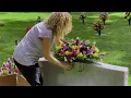How to attach a cemetery saddle to your headstone