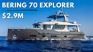 2019 Bering 70 EXPLORER Steel Hull Long-Range Expedition Pocket SuperYacht Tour