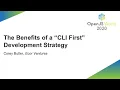 The Benefits of a CLI First Development Strategy - Corey Butler Ecor Ventures