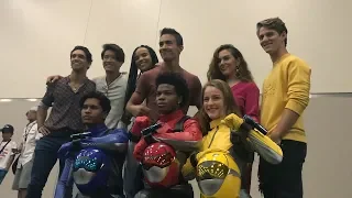 power rangers beast morphers cast reveal power morphicon 2018