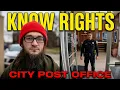 Post Office Called Police Chase in after realizing Civil Rights