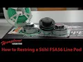 How to Restring a Stihl FSA56 Line Pod