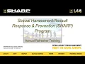 SHARP Refresher Training