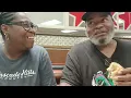 Hardee s Breakfast Review Steak Biscuits Hash Rounds Morning Couple Chat