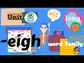 Unit 8 Long Vowel A Sound - eigh Word Family