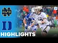 Notre Dame vs Duke NCAA College Lacrosse Highlights - March 29 2025