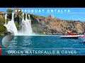 Download Lagu Antalya Speedboat Tour from Lara Beach to Antalya Water Caves \u0026 Duden Waterfalls | Turkey