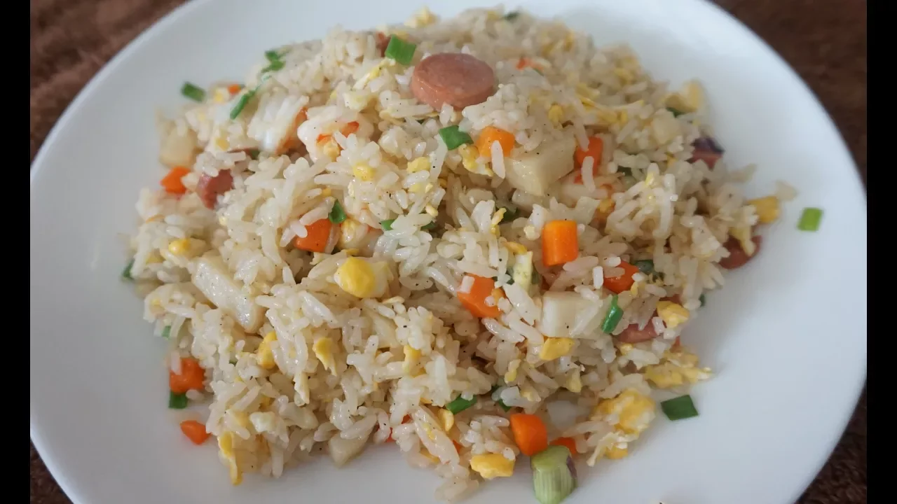 RESEP RAHASIA NIKMAT NASI GORENG CHINESE/HONGKONG || MASAK NASGOR CHINESE 90 PORSI KONDIMEN .... 