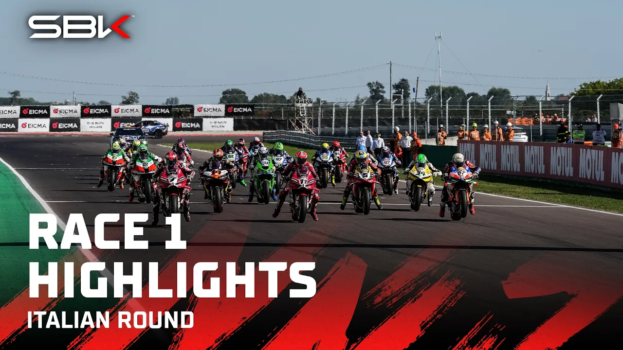HIGHLIGHTS from a thrilling #WorldSBK Race 1 at Cremona 🍿 | 2026 #ItalianWorldSBK 🇮🇹