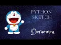 Doraemon Sketch with Python Turtle