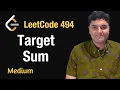 Target Sum - Leetcode 494