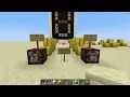 2-bit decoder with 7-segment display in Minecraft