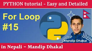 15 Python - For Loop in Nepali