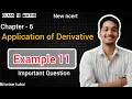 Application of derivatives example 11 example 11 chapter 6 class 12 cbse achieves classes