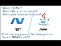 Java vs Net Which has better carrier growth Difference in java and net the goofie techie