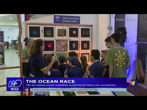 The Ocean Race: Vila da Regata expõe trabalhos sustentáveis feitos por estudantes