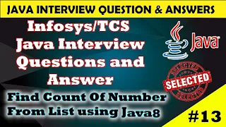 Find Count Of Number From List using Java8 Most Asked JAVA Interview Questions HINDI CODEMYTH