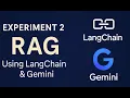 Ex 2 - Retrieval Augmented Generation RAG using LangChain Gemini Prompt Engineering Lab